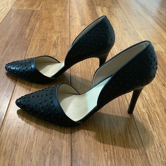 French Connection ‘Forever’ Black Studded Pumps – Size 10 - Picture 13 of 15